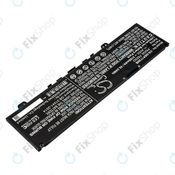 Baterija za Dell Inspiron 13, 7373, Vostro 13, 3100mAh, Li-Ion, 11.4V, F62G0, HQ