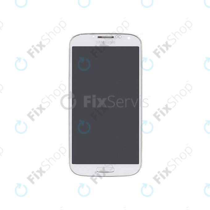 Samsung Galaxy S4 i9505 - LCD zaslon + steklo na dotik + okvir (White Frost) OLED