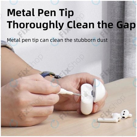 Čistilno pero za brezžične slušalke, belo