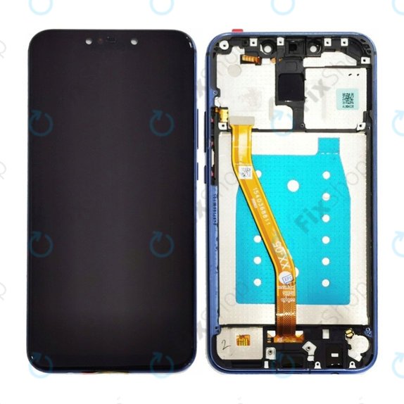 Huawei Mate 20 Lite - LCD zaslon + steklo na dotik + okvir (Black) TFT