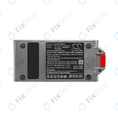 Dyson V11, V15 - Baterija SV15, SV18, 970938-01 Li-Ion 25.2V 4000mAh HQ