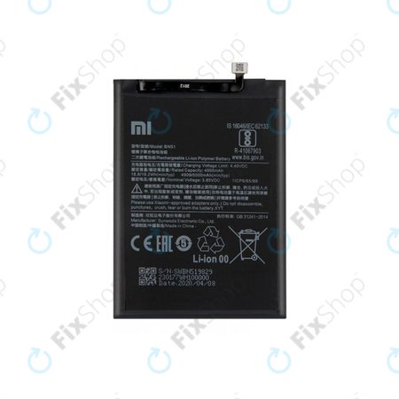 Xiaomi Redmi 8, 8A - Baterija BN51 5000mAh - 46BN51W02093 Genuine Service Pack