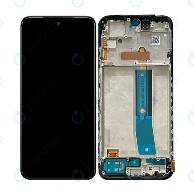 Xiaomi Redmi Note 12S - LCD zaslon + steklo na dotik + okvir (Onyx Black) OLED