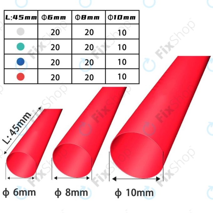 2UUL - Komplet skrčljivih cevi (200 kosov)