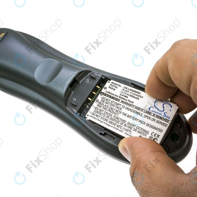 Baterija za Logitech Harmony 720, 780, 880, 890, 900, 950mAh, Li-Ion, 3.7V, R-IG7, HQ