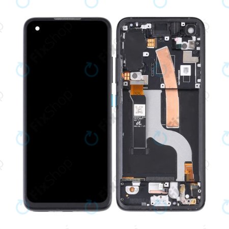 Asus Zenfone 8 ZS590KS - LCD zaslon + steklo na dotik + okvir (Obsidian Black) TFT