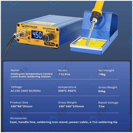 Mechanic T12 Pro - Digitalna spajkalna postaja