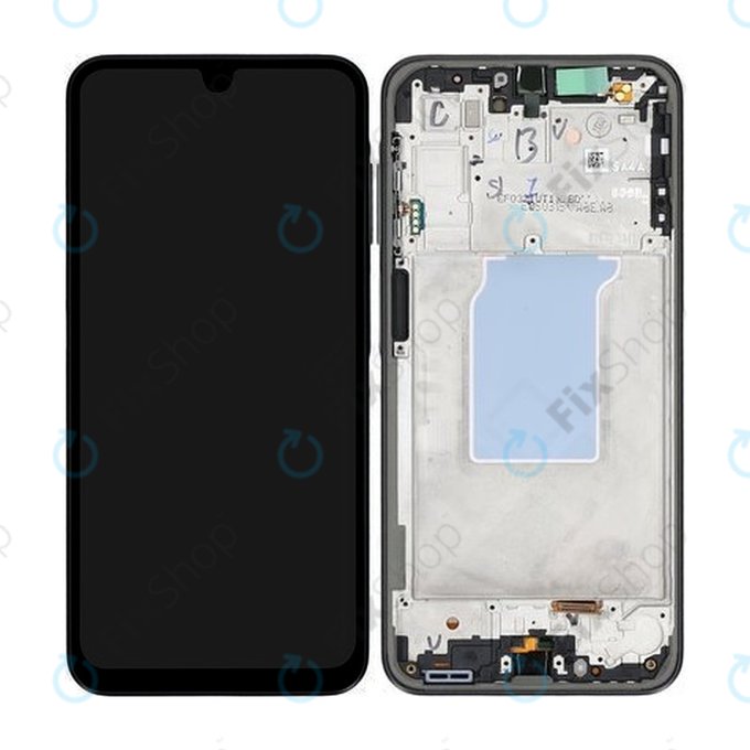 Samsung Galaxy A26 A266E - LCD zaslon + steklo na dotik + okvir (Black) - GH82-37049A Genuine Service Pack