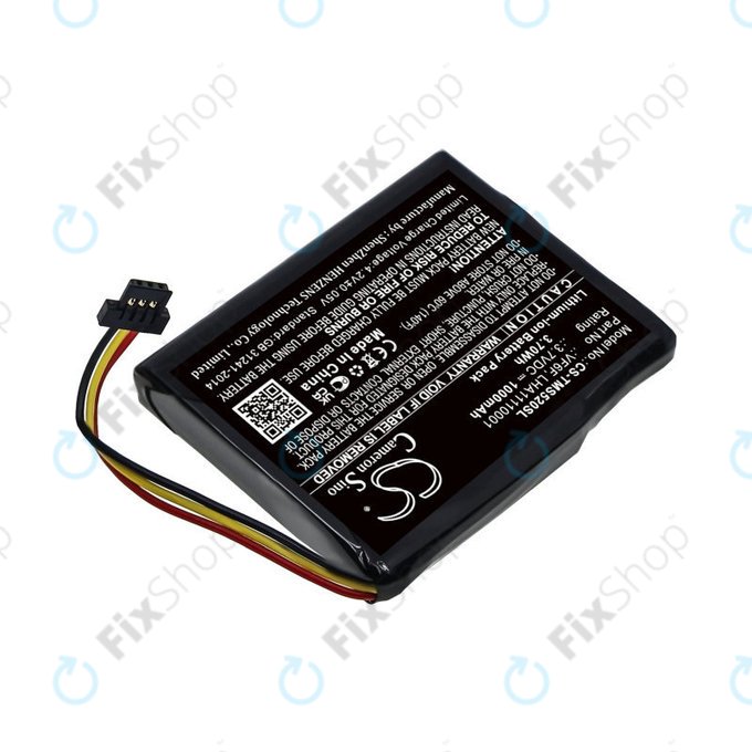 Baterija za TomTom Start 52, 1000mAh, Li-Ion, 3.7V, VF6F, HQ