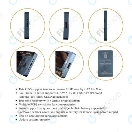 DLZ WIN - programator DL R100 True Tone Restore (iPhone 12-series)