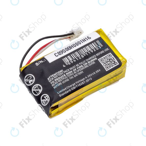Baterija za GoPro Hero +, 800mAh, Li-Polymer, 3.7V, PR-062334, HQ
