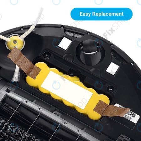 iRobot Roomba 500, 600, 700, 800, 900-series, R3, Scooba 450, Vileda 137173 - Baterija 11702, GD-Roomba-500, VAC-500NMH-33 Ni-MH 14.4V 3500mAh
