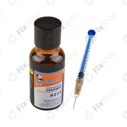 Mechanic 5111 - Odstranjevalec lepila s hrbtnega stekla (iPhone 8 - 14 Pro Max) - 20 ml