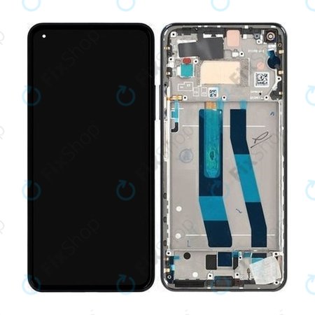Xiaomi 11 Lite 5G NE 2109119DG 2107119DC - LCD zaslon + steklo na dotik + okvir (Truffle Black) - 5600030K9D00 Genuine Service Pack