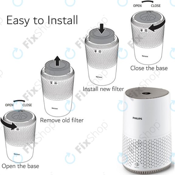 Philips 600-series, AC0650/10, AC0651/10, Air/FY0611 - HEPA filter (Aktivno oglje)