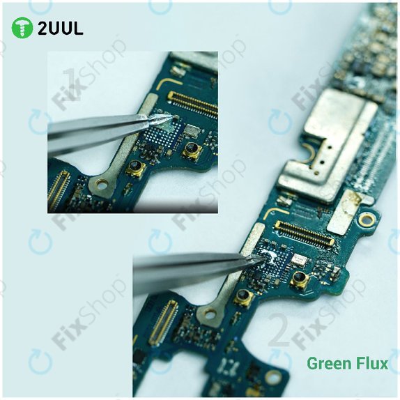 Tekočina za spajkanje (Flux), zelena, 2UUL SC18