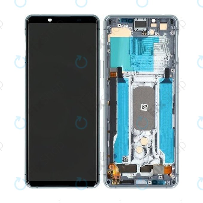 Sony Xperia 5 II - LCD zaslon + steklo na dotik + okvir (Grey) - A5024933A Genuine Service Pack