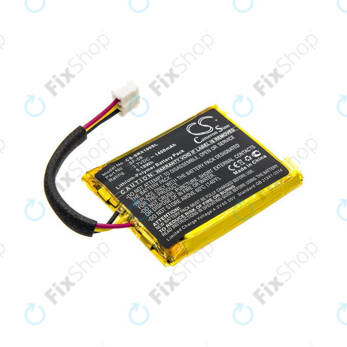 Baterija za Sony SRS-XB10, SRS-XB12, WH-L600, 1400mAh, Li-Pol, 3.7V, SF-08, HQ