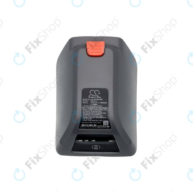 Baterija za Gardena Comfort Wand-Schlauchbox 35, 8025-20, 1500mAh, Li-Ion, 18V, 008A231, HQ
