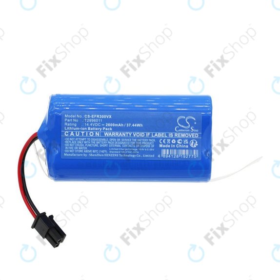 Baterija za Eufy RoboVac L30 Hybrid+, Concept VR2110, 2600mAh, Li-Ion, 14.4V, T2996011, HQ