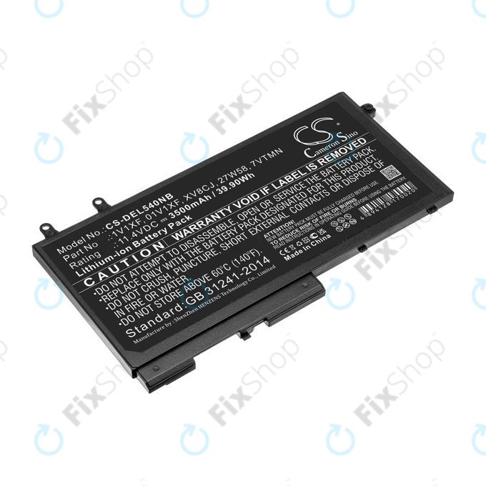 Baterija za Dell Latitude 5400, Inspiron 7591 2-in-1, 3500mAh, Li-Ion, 11.4V, XV8CJ, HQ