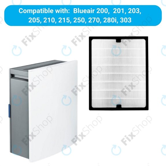 Blueair 200-series, 300-series - HEPA filter (Aktivno oglje)