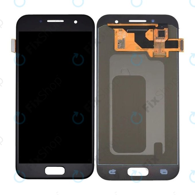 Samsung Galaxy A3 A320F (2017) - LCD zaslon + steklo na dotik (Black) OLED