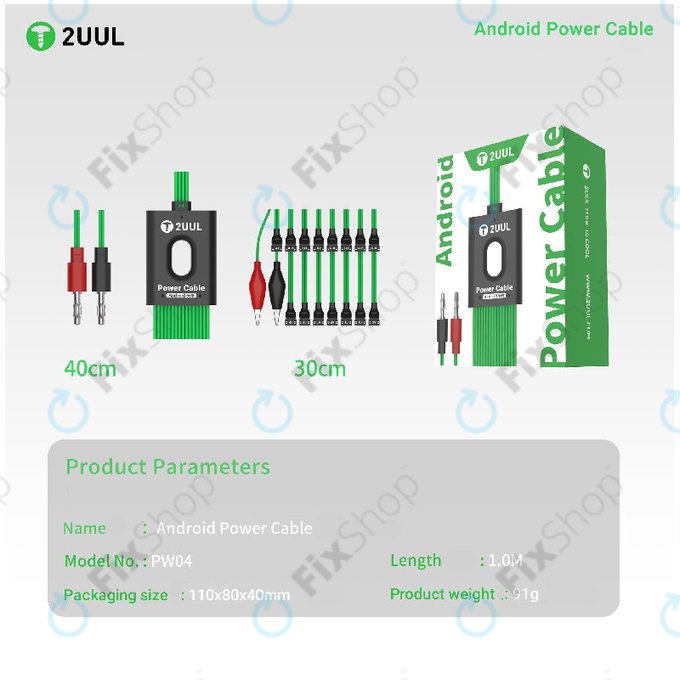 Android napajalni kabel, 16-v-1, 2UUL PW04