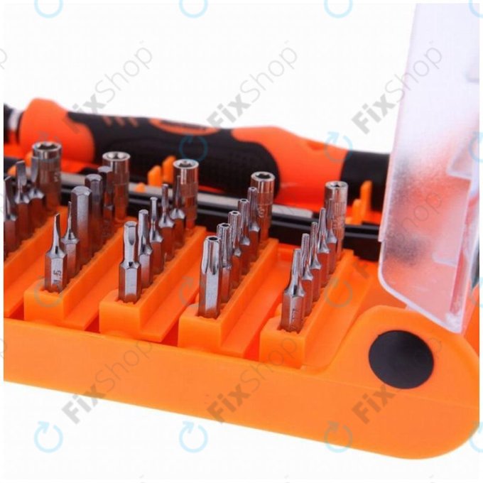 Jakemy JM-8128 - Komplet servisnega orodja za servis elektronike 45 v 1