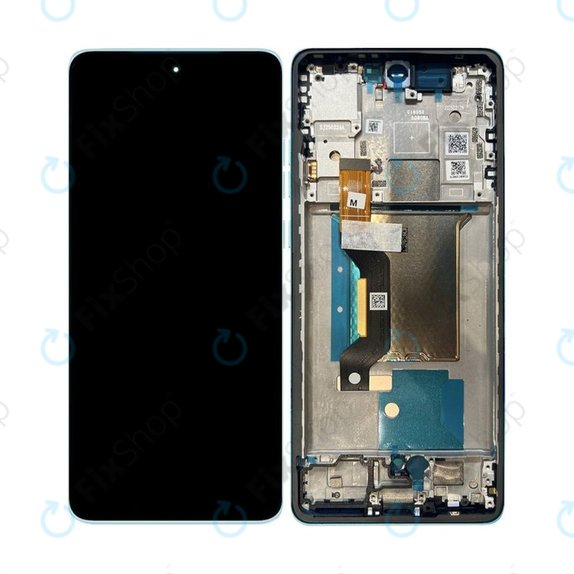 Motorola Edge 60 Fusion - LCD zaslon + steklo na dotik + okvir (Amazonite) OLED