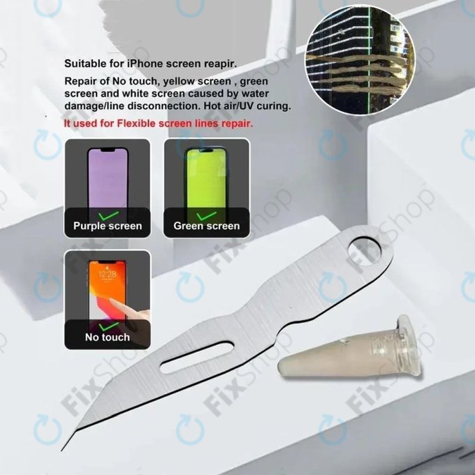 Ultratanek rezilo za popravilo ITO/LCD vodnikov – za popravilo črt na zaslonu in nanašanje vodljive srebrne paste
