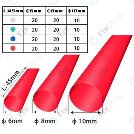 2UUL - Komplet skrčljivih cevi (200 kosov)