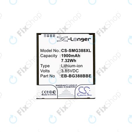 Samsung Galaxy Xcover 3 G388F - Baterija EB-BG388BBE 1900mAh HQ
