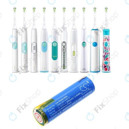 Baterija za Oral-B Genius X, Philips HX6100 Series, 800mAh, Li-Ion, 3.7V, 3000 040 83812, HQ