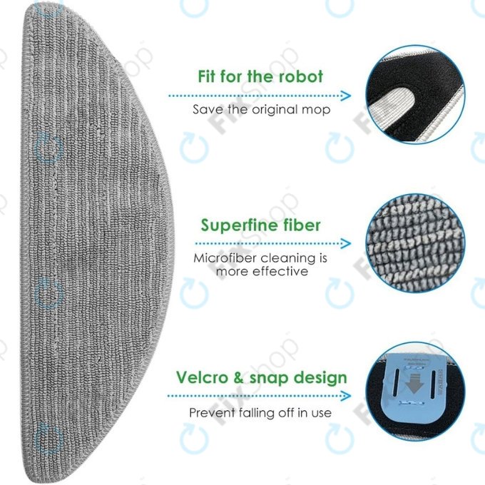 Krpa za brisanje, 2 kos za iRobot Roomba Combo i5, j5