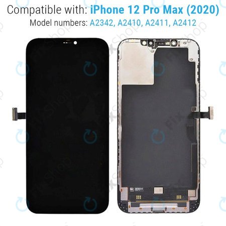 Apple iPhone 12 Pro Max - LCD zaslon + steklo na dotik + okvir Refurbished PRO