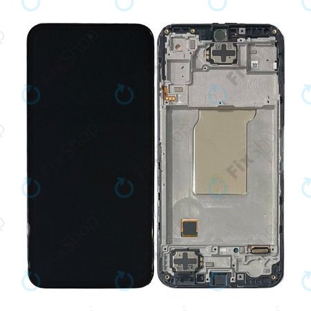 Samsung Galaxy M35 M356B - LCD zaslon + steklo na dotik + okvir (Black) - GH82-35001A Genuine Service Pack