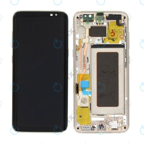 Samsung Galaxy S8 G950F - LCD zaslon + steklo na dotik + okvir (Maple Gold) - GH97-20457F, GH97-20473F, GH97-20458F, GH97-20629F Genuine Service Pack