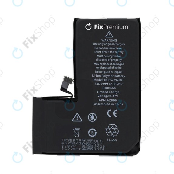 Baterija za iPhone 14 Pro, 3200mAh, DIAGNOSTIC