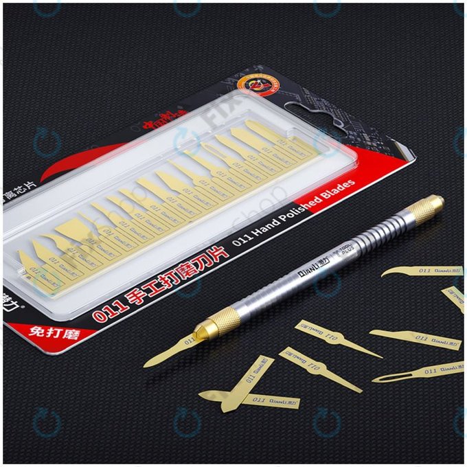 QianLi ToolPlus 011 - Ročno polirana rezila z ročajem 16 v 1