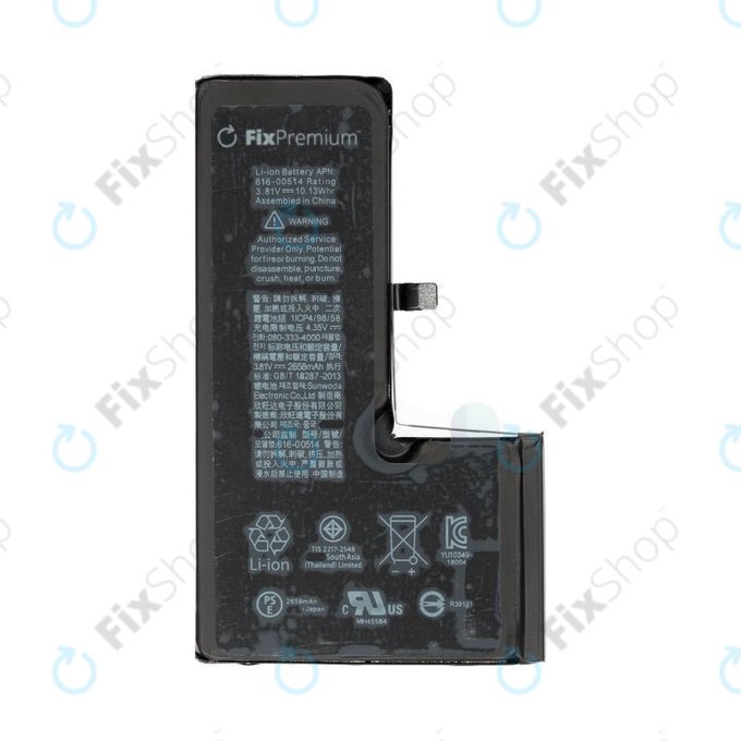 Apple iPhone XS - Baterija 2658mAh FixPremium