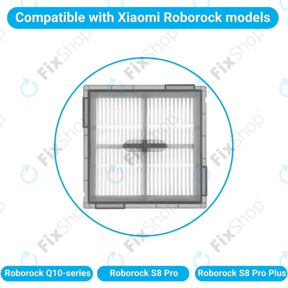 HEPA filter, 2 kos za Xiaomi Roborock Q10-series, S8 Pro, S8 Pro Plus