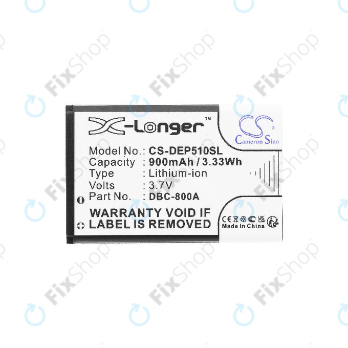 Baterija za Doro 1360, 900mAh, Li-ion, 3.7V, DBC-800A, HQ
