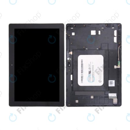 Asus ZenPad 10 Z300C, Z300CT, Z300CX, ZD300C - LCD zaslon + steklo na dotik + okvir (Black) - 90NP0222-R20010 Genuine Service Pack