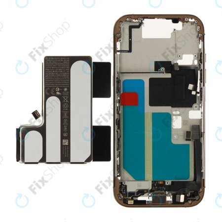 Srednji okvir z baterijo za iPhone 16 Pro | Desert Titanium | ZD076-00691 | Genuine Apple