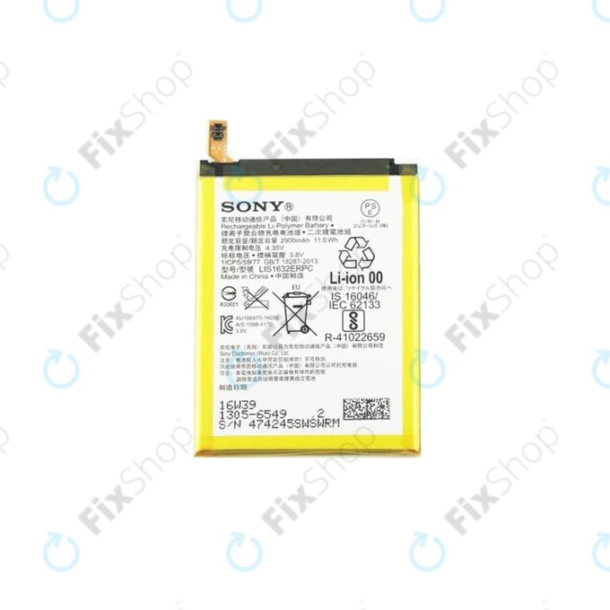Sony Xperia XZ F8331 - Baterija LIS1632ERPC 2900mAh - 1305-6549 Genuine Service Pack