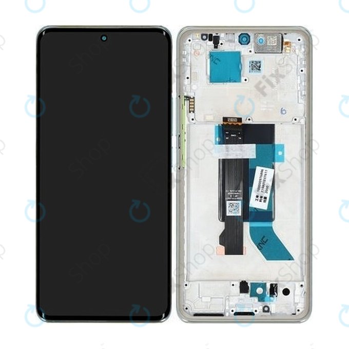 Xiaomi Redmi Note 14 Pro 5G 24090RA29G - LCD zaslon + steklo na dotik + okvir (Coral Green) - 56002500O1600 Genuine Service Pack