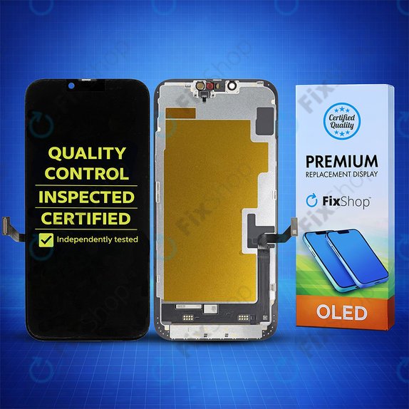 Zaslon Soft OLED za iPhone 14 Plus, Steklo na dotik z okvirjem, DIAGNOSTIC