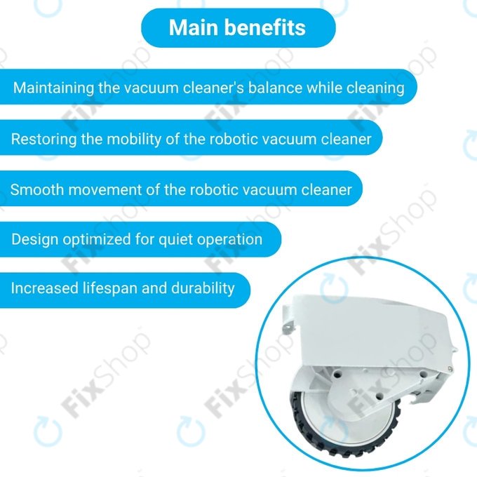 Roidmi EVE Plus - Kolo z Motorjem (Levo) (Bela)