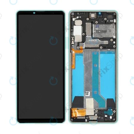Sony Xperia 10 IV XQCC54 - LCD zaslon + steklo na dotik + okvir (kovinski) - A5047175A Genuine Service Pack